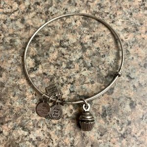 💫 Alex and Ani Cupcake Silver Bracelet